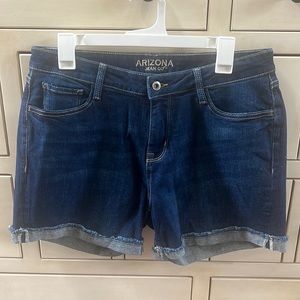 NWOT Arizona Jean Co size 13 Blue Denim Shorts.